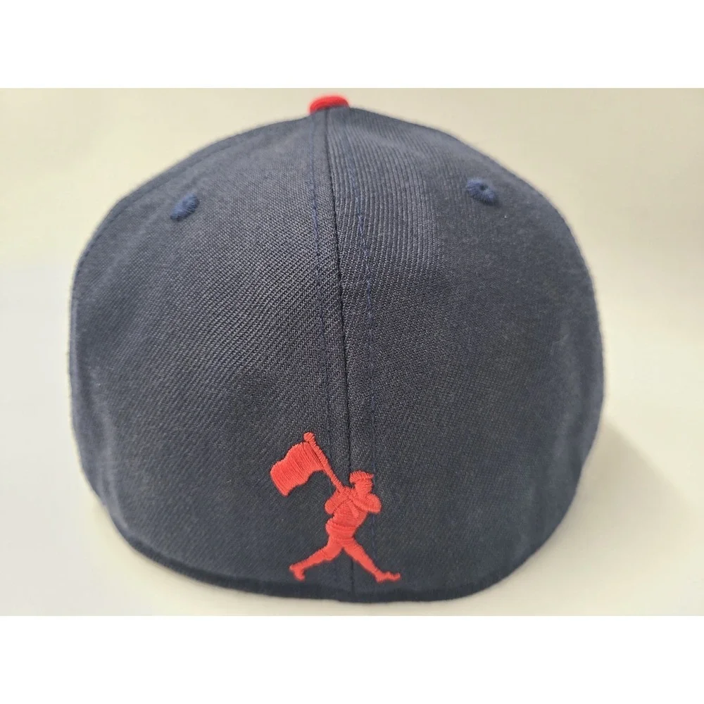 Baseballism Home Run Derby Dropping Bombs Fitted (Seems 7 3/8) Hat Cap Men Blue‎
